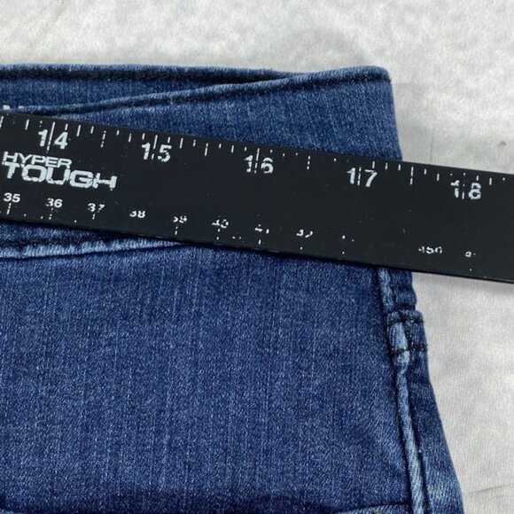 Mugsy Studio‎ Blue Jeans Men's 34x29 FLX3NSB Slim Straight Dark Wash Stretch - Picture 7 of 16